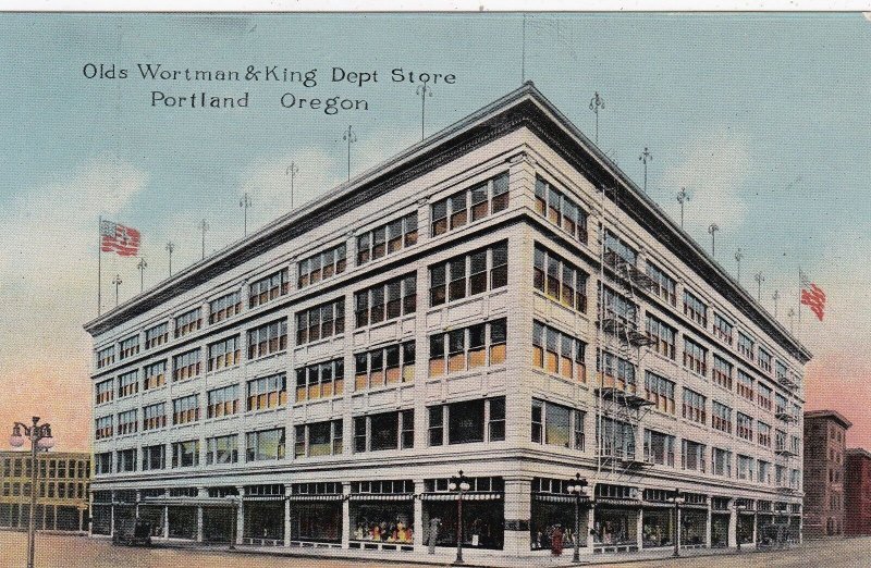 Oregon Portland Olds Wortman & King Department Store sk6350