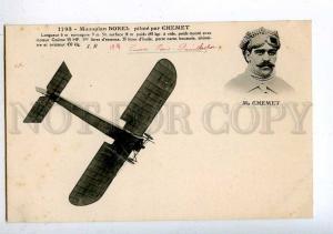 205328 FRANCE AVIATION airplane pilot Borel CHEMET #1793