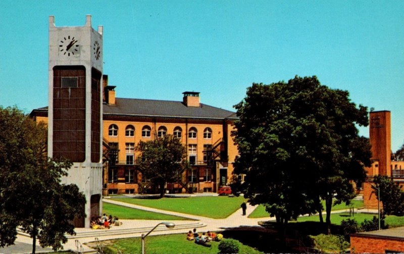 Massachusetts Salem Clock Tower On The Mall State College At Salem