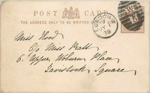 Entier Postal Stationery 1 / 2p London 1878