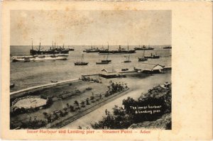 PC INNER HARBOUR ADEN LANDING PIER YEMEN (a32075)