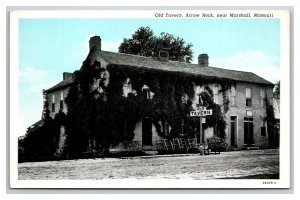 Old Tavern Arrow Rock Boonville Missouri MO UNP WB Postcard H30