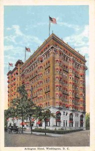 Arlington Hotel Vermont Avenue Washington DC 1930s postcard