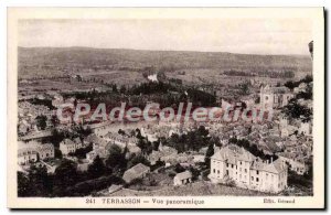 Postcard Old Terrasson Panoramic
