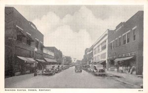 Corbin Kentucky Business Section, Drug Store, B/W Photo Print Vintage PC U5193