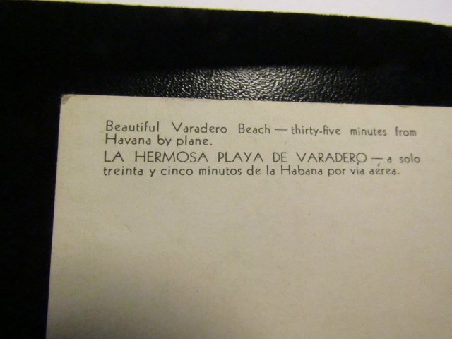 Veradero Beach, Cuba-Chicago and  Southern Airlines  HARD TO FIND *FREE SHIPPING