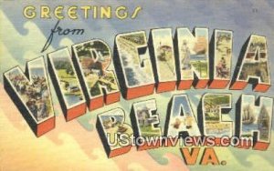 Greetings From - Virginia Beach s, Virginia VA  