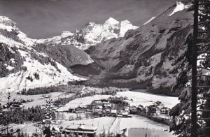 Switzerland Berne Kandersteg mit Bluemlisalp Real Photo