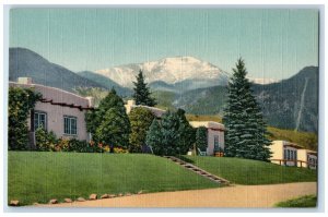 1940 El Colorado Lodge Coffee Shop Manitou Springs Colorado CO Vintage  Postcard 