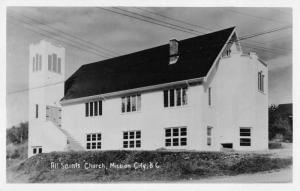 Mission City British Columbia Canada Church Real Photo Postcard J57307