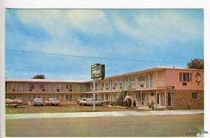 Snyder TX Motel Old Cars Postcard