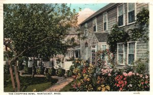 Vintage Postcard 1927 The Chopping Bowl Nantucket Massachusetts M.W. Boyer Pub.