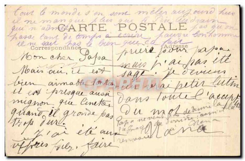 Old Postcard Mers Notre Dame de la Falaise