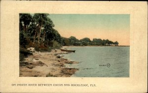 Rockledge Florida FL Indian River Shoreline 1900s-20s Vintage Postcard