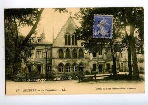 236413 FRANCE AUXERRE Prefecture 1928 year RPPC to Ethiopia