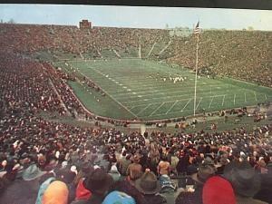 Postcard University of Michigan Stadium in Ann Arbor, MI.     T3