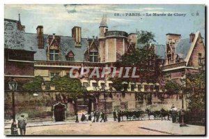 Paris - 5 - The Museum of Cluny - Old Postcard
