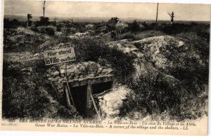 CPA La Ruines de la grand guerre La ville au bois (158918)