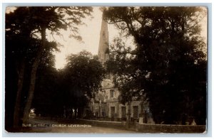 Leverington Cambridgeshire England Postcard Wisbech Church 1922 Antique Posted