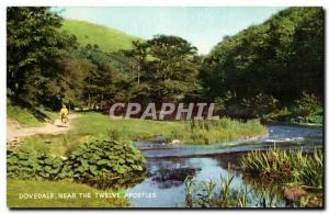 Old Postcard Dovedale Near The Twelve Apostles