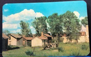 Old Fort Bridger 1960s Wyoming Vintage Postcard Military