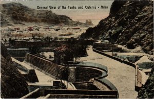 PC GENERAL VIEW ADEN TANKS AND CISTERNS YEMEN (a32235)