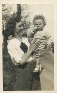 Lot 12 photo postcards women with children early studio photography included