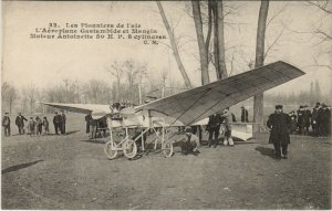 PC AVIATION, L'AÃROPLANE GASTAMBIDE ET MANGIN, Vintage Postcard (b38154)