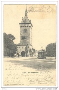 Basel, Switzerland , PU-1905 , trolley car