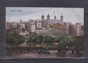 GREAT BRITAIN, TOWER OF LONDON, 1904 ppc., unused, writing on reverse.