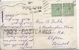 Genealogy Postcard - Trible - Queen's Road - Clifton - Bristol - Ref 6072A