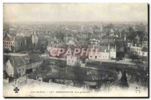 Old Postcard Romorantin Vue Generale