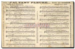 Old Postcard J & # 39ai as Cry Dickson