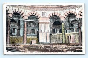 Postcard Jerusalem Interior of the Omar Mosque The Rock  G18