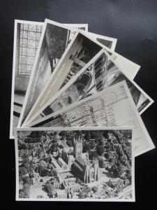 Kent: CANTERBURY CATHEDRAL Collection of 6 Old RP Raphael Tuck & Son Postcard