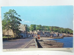 Port Bannatyne Isle of Bute Scotland Vintage Postcard 1970s