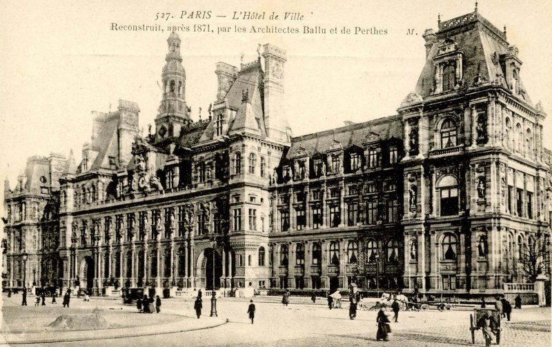 France - Paris. L'Hotel de Ville