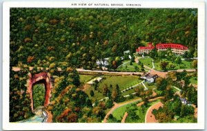 Postcard - Air View of Naturel Bridge, Virginia