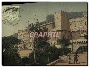 Old Postcard Monaco Principality Palace of Prince