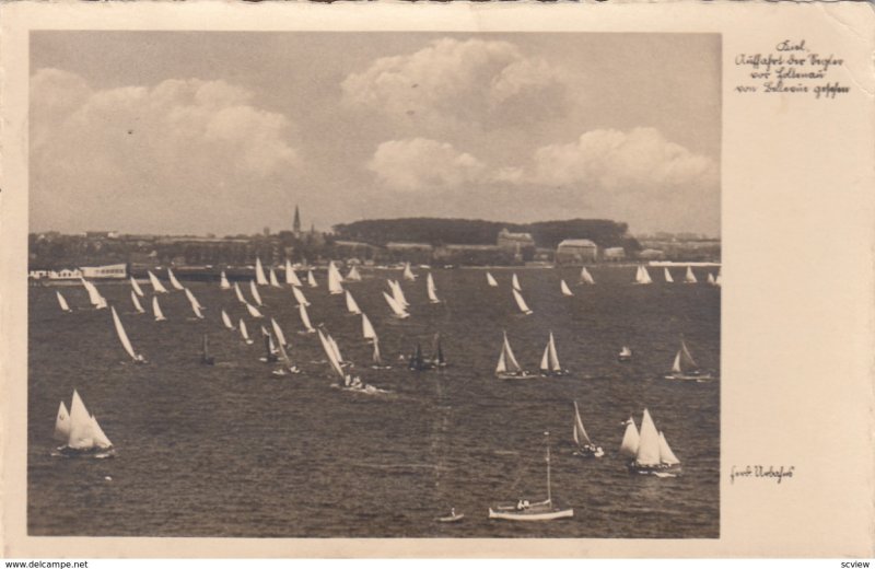 RP: KIEL , Germany , 1932 ; Sailboats