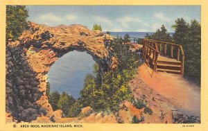 Arch Rock World Famous Limestone Arch Mackinac Island MI 