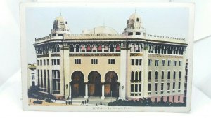Vintage Old Postcard La Grande Poste Algeria Alger