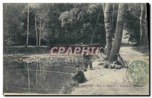 Old Postcard Foret Meudon Wood Clamart Ponds Trivaux