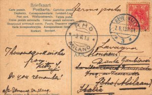 BEVERWIJK NETHERLANDS~SCHEIBEEK COUNTRY ESTATE 1913 POSTCARD