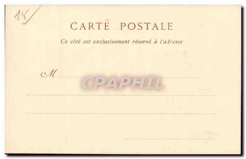 Old Postcard Bourges Hotel Cujas