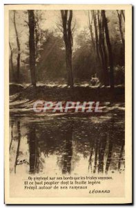 Old Postcard On N & # 39Entend On Its Banks Than Sad Vanneux Leonard
