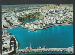 Greece Postcard - Aerial View of Crete-Aghios Nikolaos   RR6709