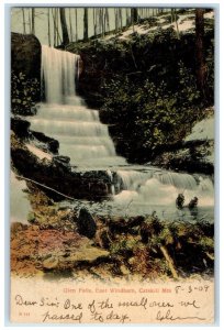 1909 Glen Falls East Windham Catskill Mountains New York NY, Waterfalls Postcard