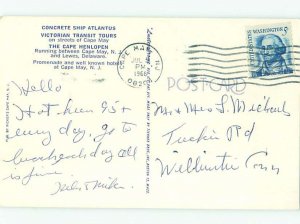 Pre-1980 FOR SCENES ON ONE POSTCARD Cape May by Wildwood & Vineland NJ AF4173