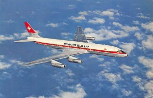 Swiss air Douglas DC â€“ 8 Airport Writing on Back 